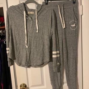 Super soft Hollister top and sweats